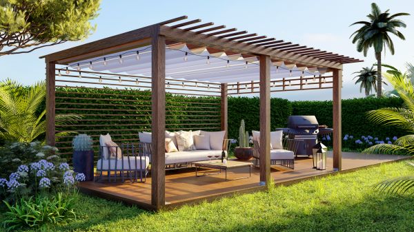 Pergola Assembly in Powell