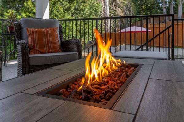 Gas Fire Pit Installation in Powell
