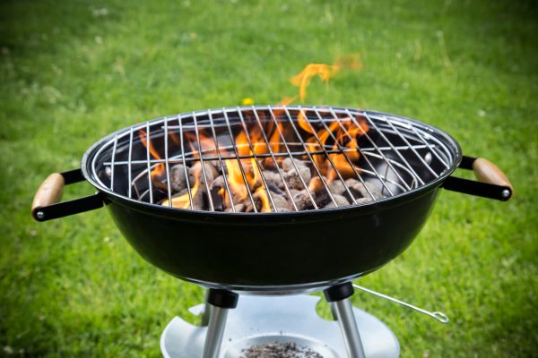 Charcoal Grill Assembly in Powell
