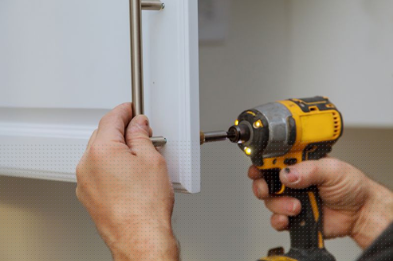 Cupboard Knob Installation